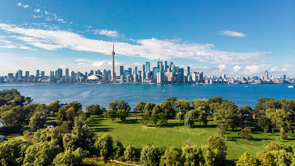 toronto canada aerial view